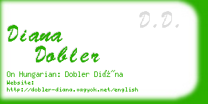 diana dobler business card